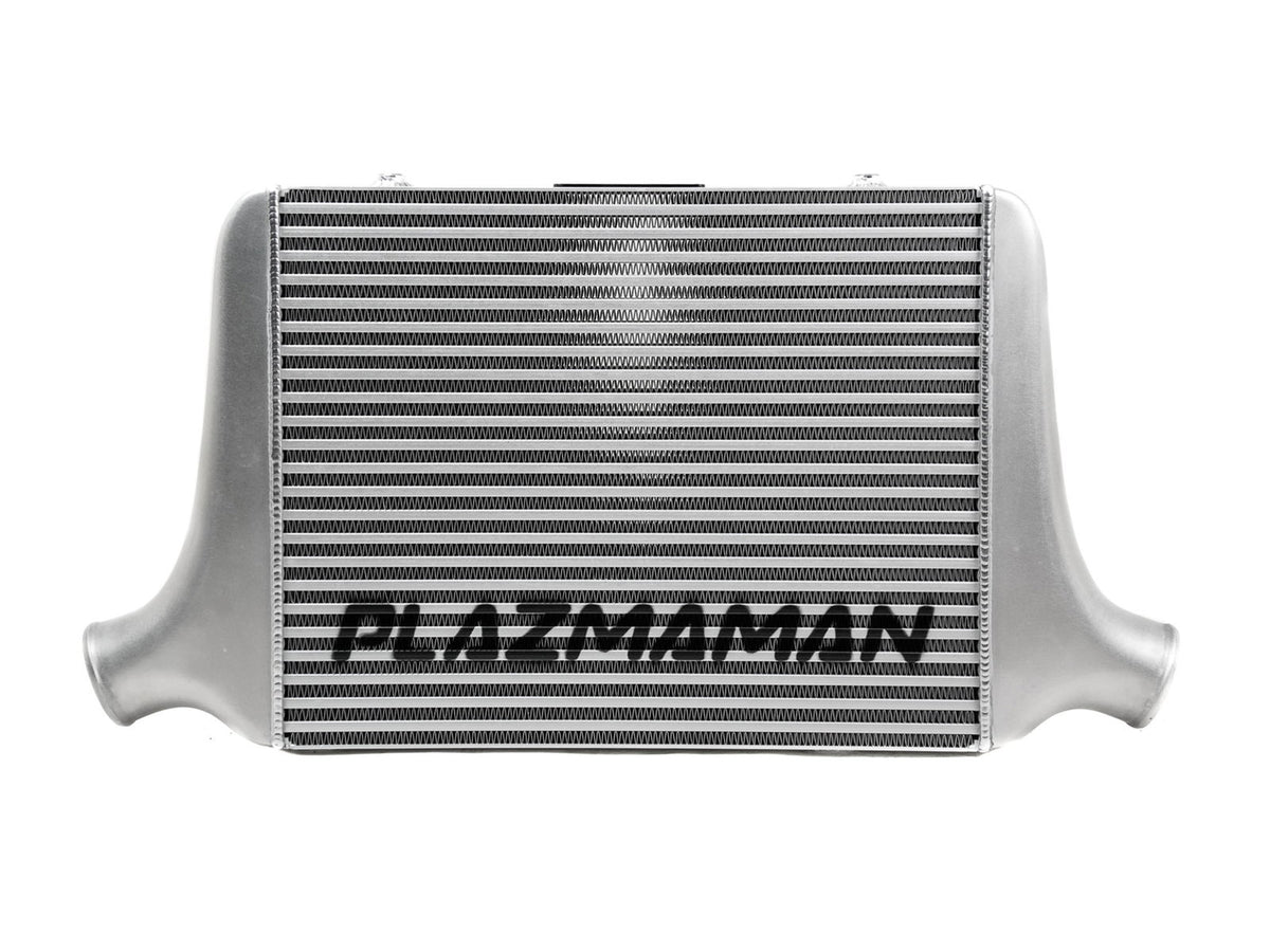 Plazmaman BA BF Falcon 1800 hp race spec intercooler; core and outlet options vary