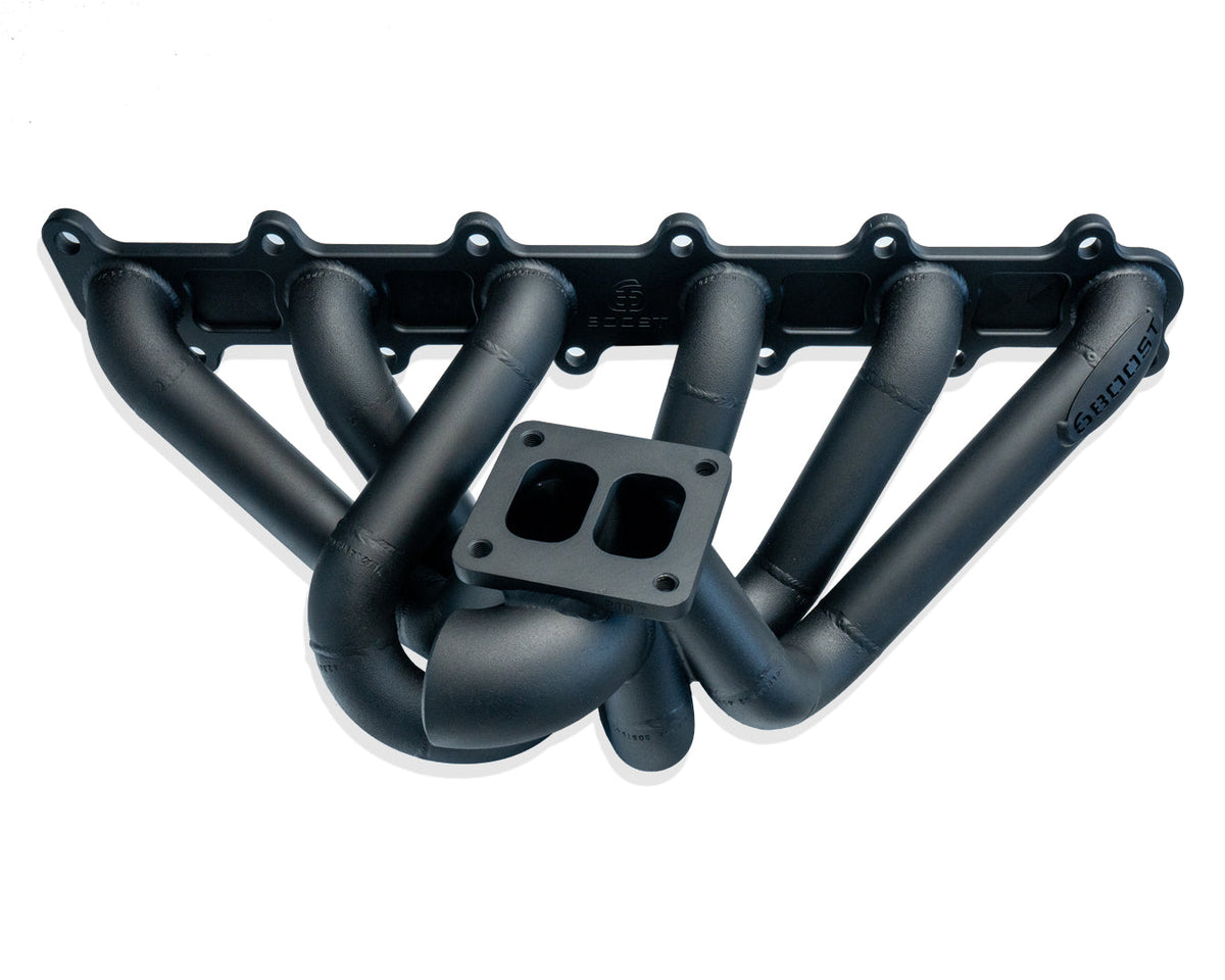 6Boost Ford Barra X Series T4 exhaust manifold — illustrative configurations; match exact sold variant