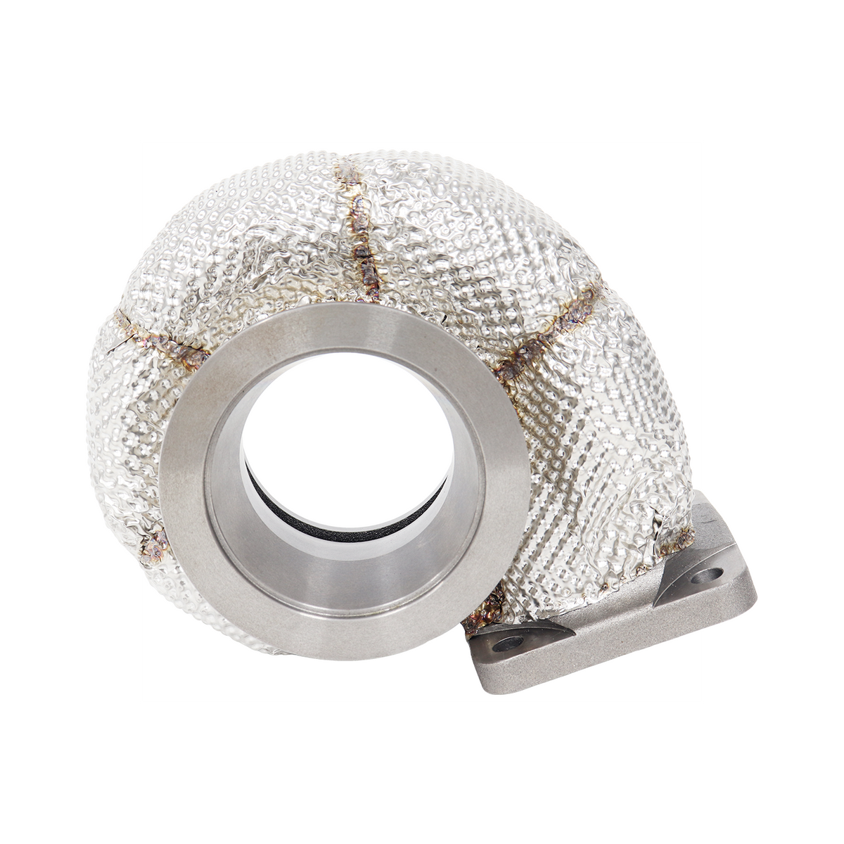 Pulsar 8582G Curved Point Mill Compressor Wheel Dual Ball Bearing Turbocharger T4 open or T4 divided stainless steel wrapped turbine housing