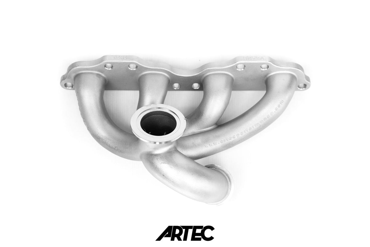 ARTEC Nissan SR20 Top-Mount V-Band Exhaust Manifold — official ARTEC alternate product image