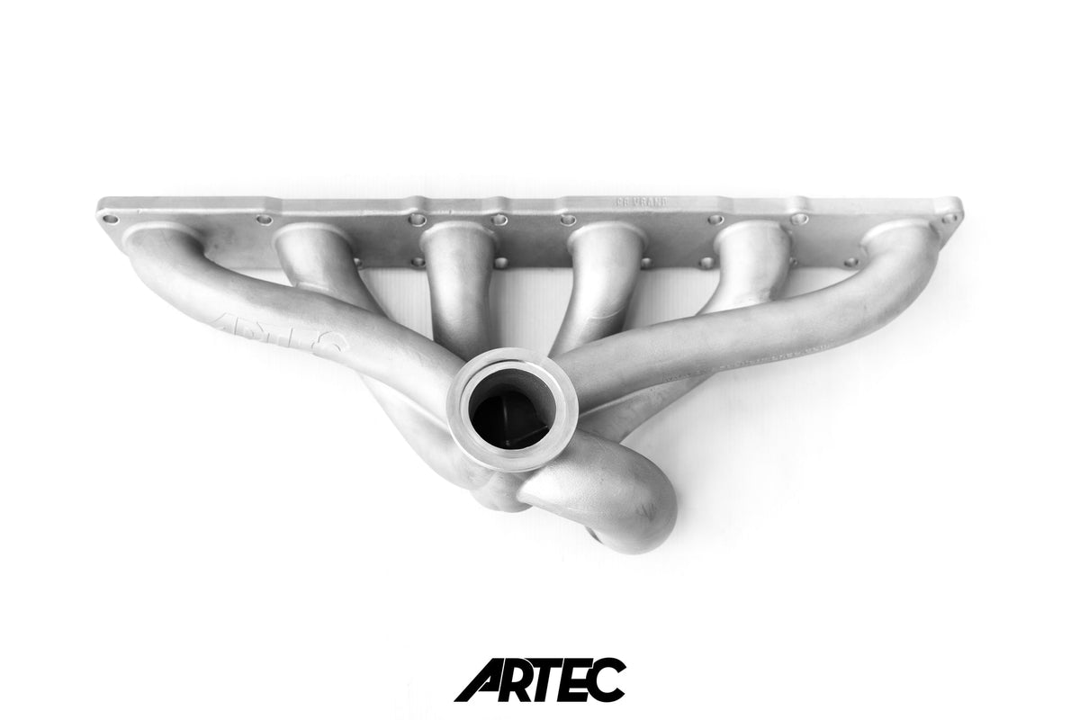ARTEC Nissan RB20/RB25/RB26 Reverse-Rotation V-Band Exhaust Manifold — official ARTEC alternate product image