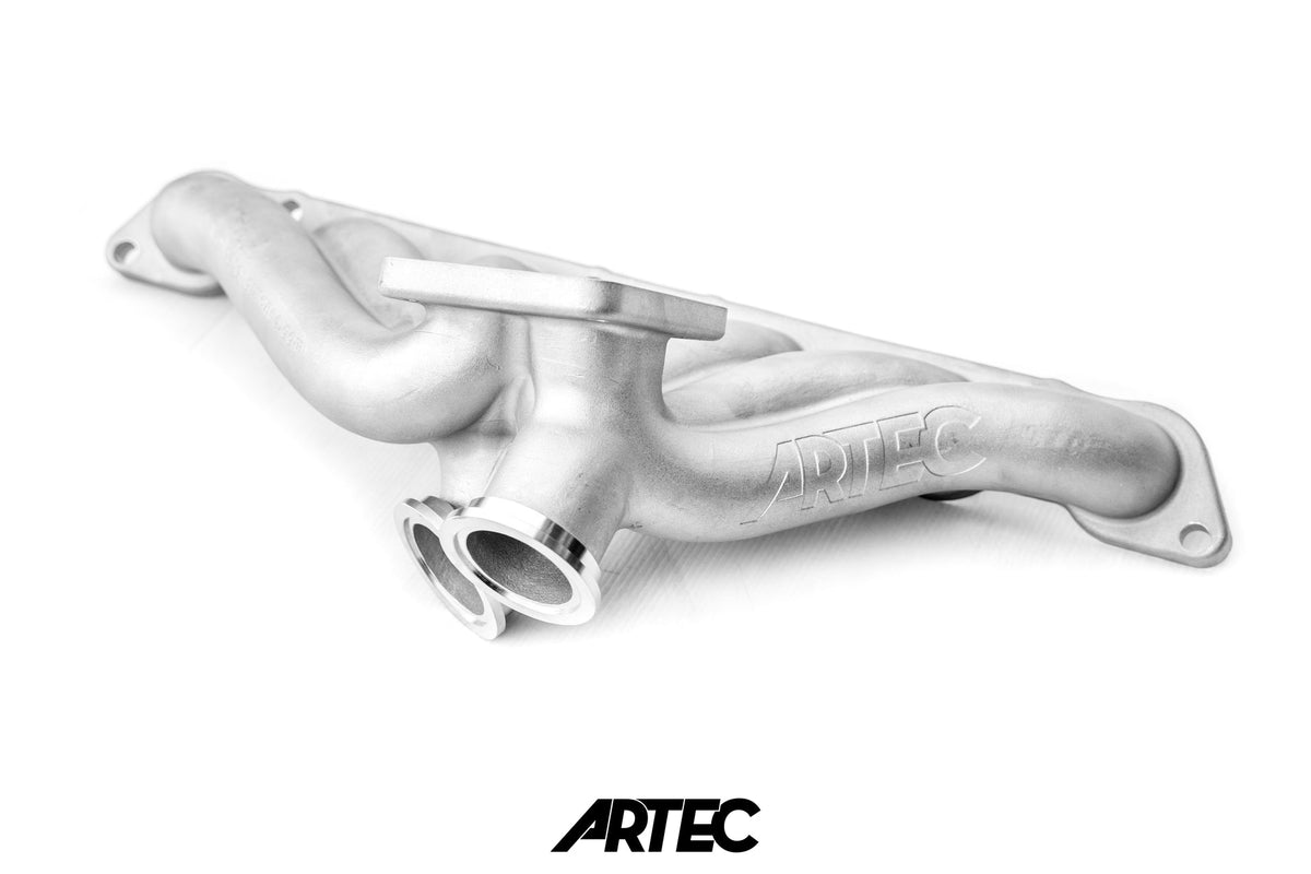 ARTEC Toyota 2JZ-GE N/A T4 High-Mount Exhaust Manifold — official ARTEC product image