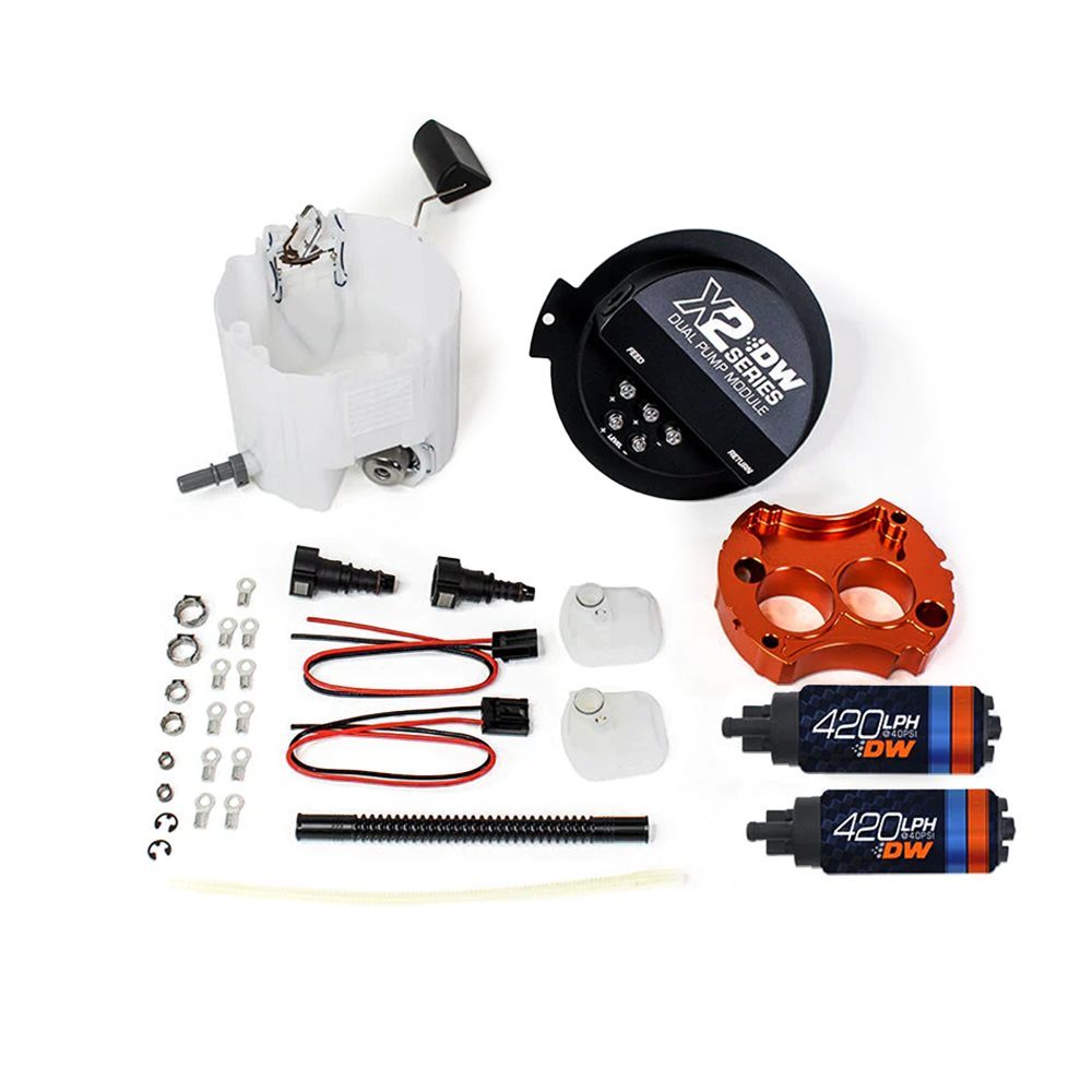 DeatschWerks X2 VE / VF Twin DW420 Fuel Pump Module - product image 1