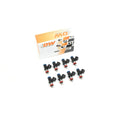 Set of eight DeatschWerks 65 lb per hour EV14 fuel injectors for LSA