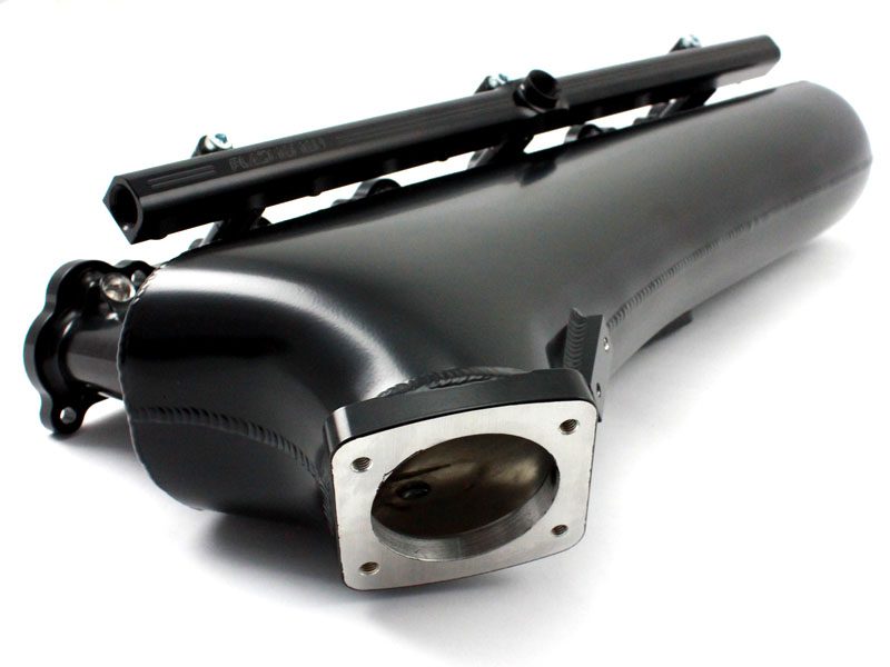 Ford Falcon Barra six injector billet inlet manifold; finish and throttle options vary