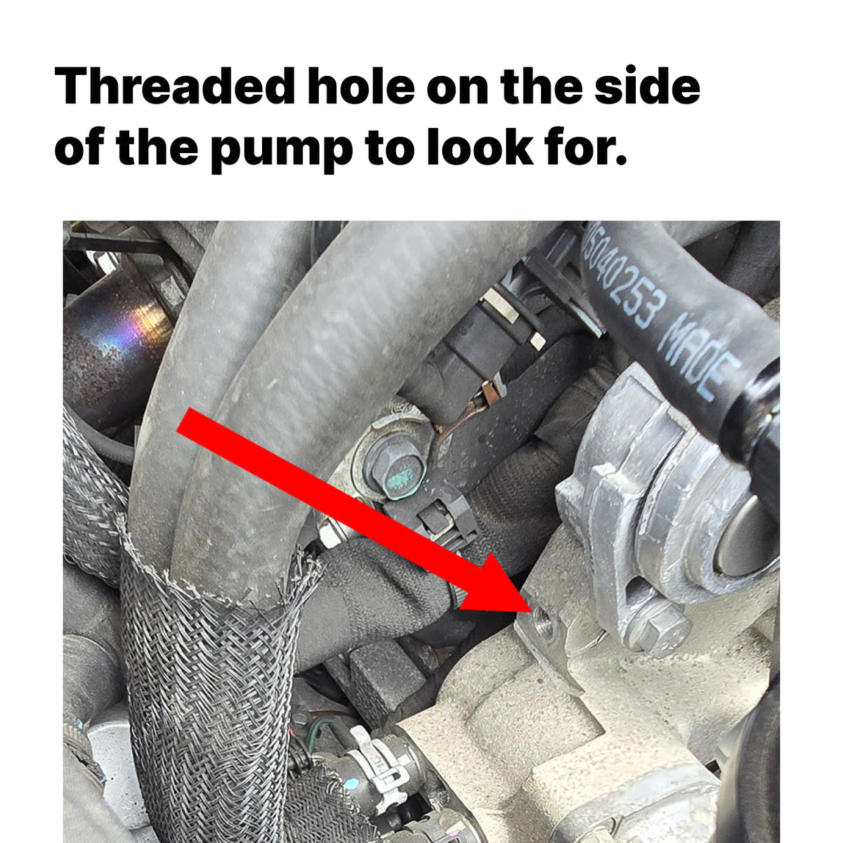 Improved Racing CCS Catch Can Kit — Holden VE / VF LS Water Pump Mount - product image 3
