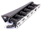 Plazmaman RB26 six injector billet manifold; photographed finish and throttle configuration are examples