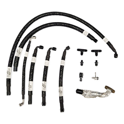 Walton Motorsport BMW B58 Turbo Oil & Water Line Kit — WG60 Wastegate Cooling Lines