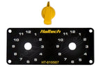 Haltech Dual Switch Panel Kit - includes Yellow knob - HT-010509 - official image 2