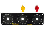 Haltech Triple Switch Panel Kit - includes Yellow & Red knobs - HT-010510 - official image 2
