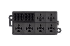 Haltech 6 Circuit Haltech Fuse Box with Lid and all required pins - HT-030102 - official image 4