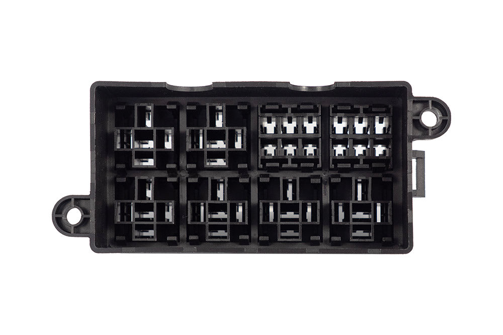 Haltech 6 Circuit Haltech Fuse Box with Lid and all required pins - HT-030102 - official image 5