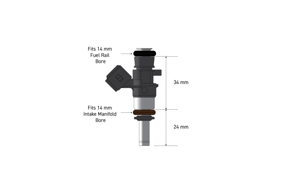 Haltech Bosch 980cc injectors - Flowmatched set of 4 (0280158040) - HT-080102 - official image 4