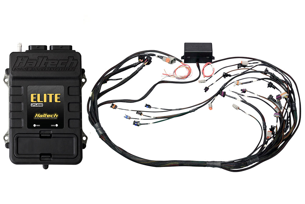 Haltech Elite 2500 GM GEN IV LS2 non DBW Terminated Harness Kit EV1 - HT-151364