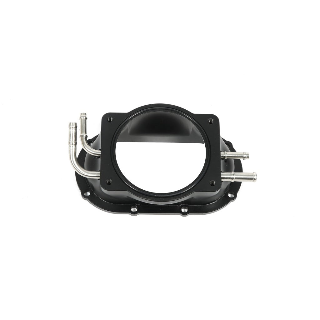 Harrop HTV straight billet throttle body adapter for four bolt Delco throttle body