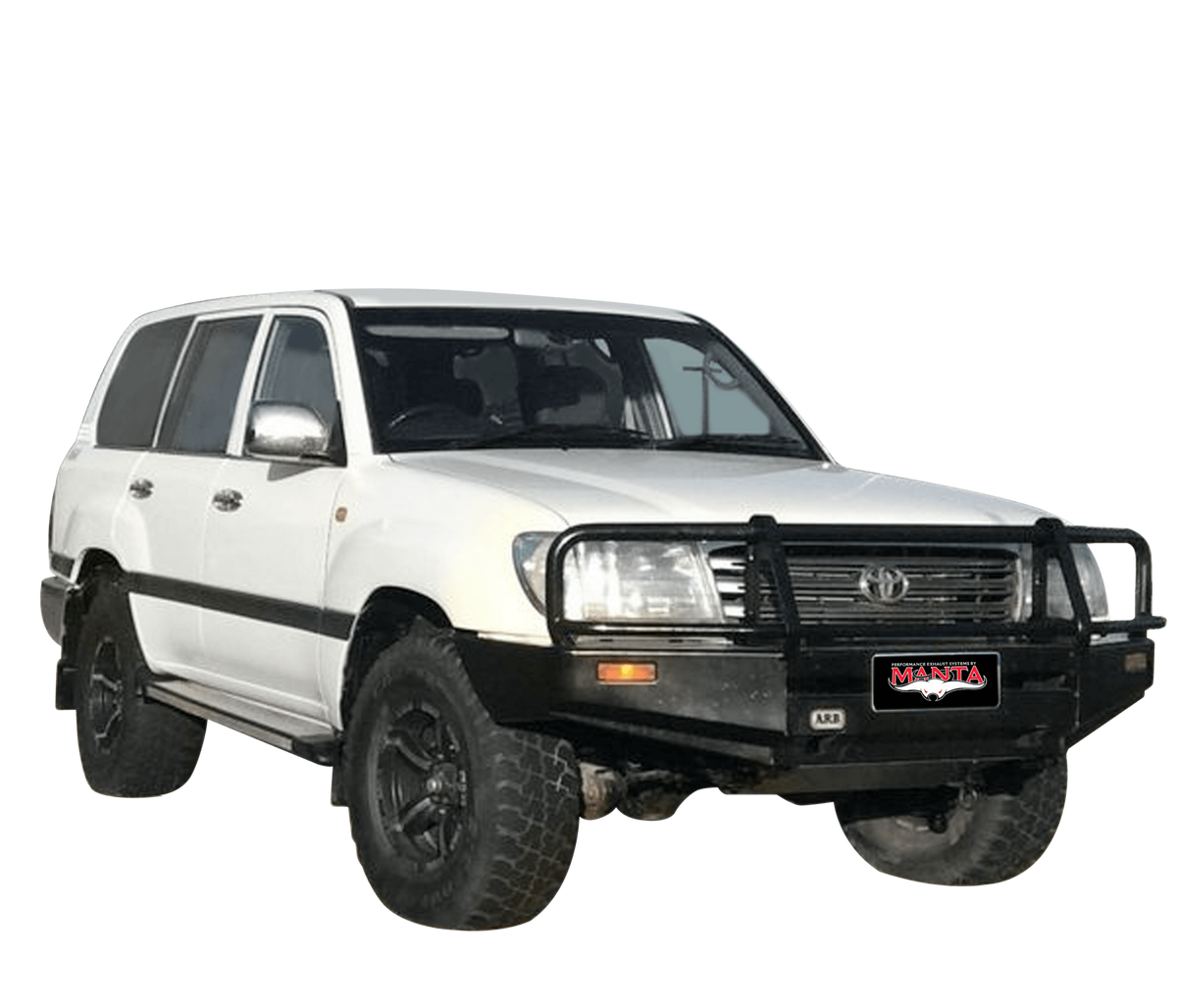 Manta Toyota Landcruiser HZJ105 4.2L 1HZ Diesel Wagon, with Aftermarket Turbo Fitted – complete exhaust system