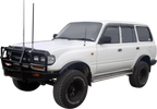 Manta Toyota Landcruiser HZJ80 4.2L 1HZ Diesel Wagon with Aftermarket Turbo – complete exhaust system