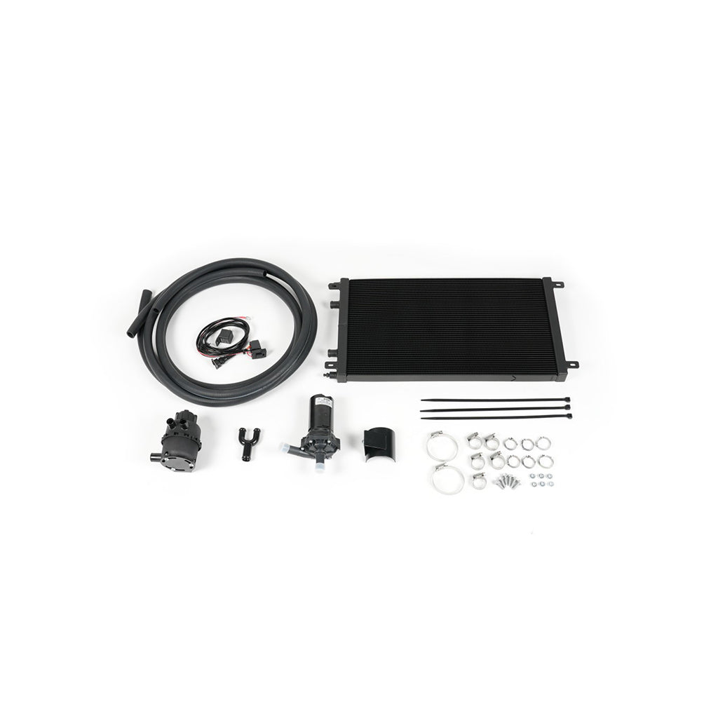 Harrop universal water-to-air intercooler kit with heat exchanger pump reservoir hoses and wiring