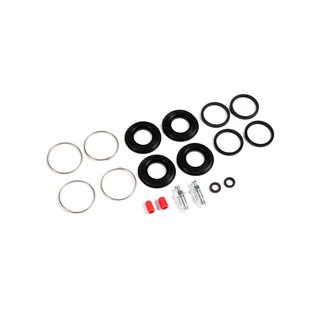 Harrop Performance rear caliper rebuild kit seals retaining rings bleeders and caps