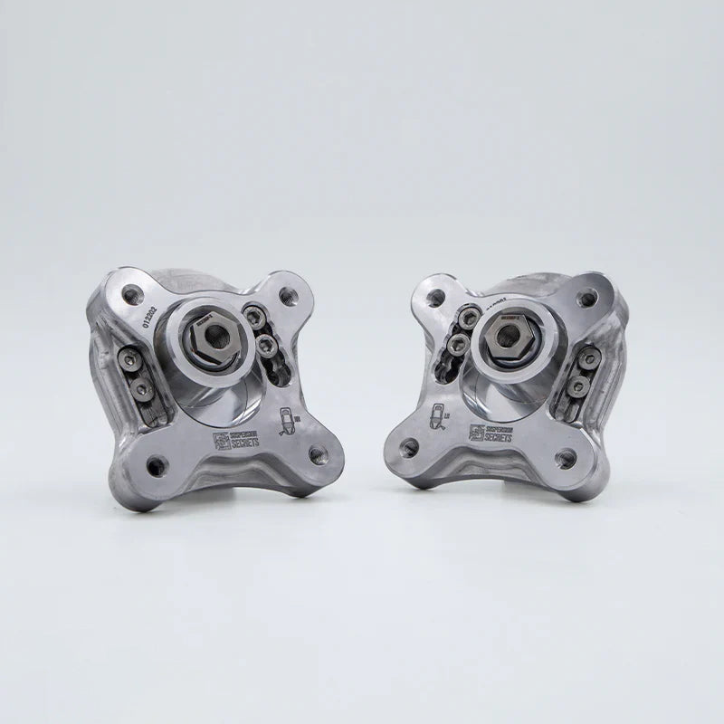 Suspension Secrets Adjustable Camber & Caster Plates - BMW G87 M2 — Suspension Secrets