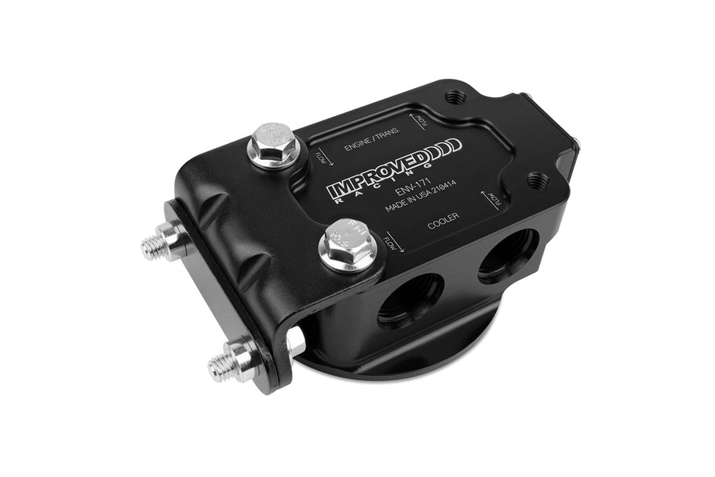 Improved Racing ENV-171-T7 215°F Thermostatic Remote Oil Filter Mount - product image 2
