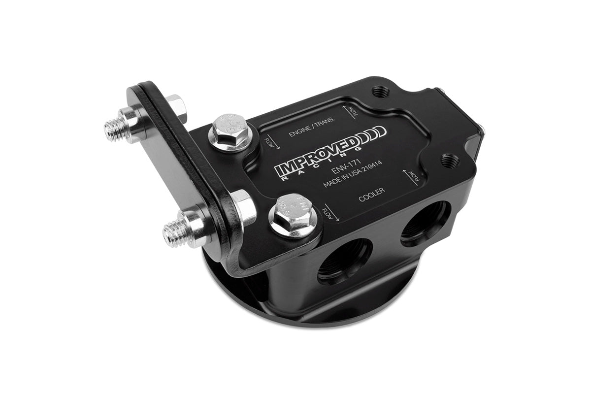 Improved Racing ENV-171-T7 215°F Thermostatic Remote Oil Filter Mount - product image 3