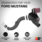 K&N 63-2627 Performance Air Intake — Ford Mustang EcoBoost 2.3L - product image 3
