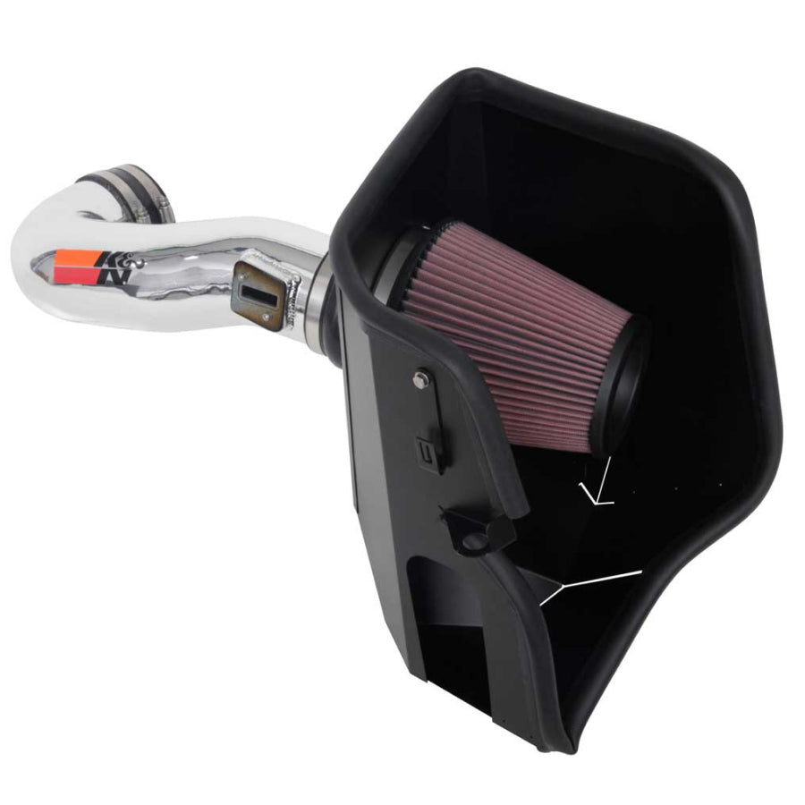 K&N 77-3110KP Performance Air Intake — Chevrolet Silverado 1500 6.2L - product image 1