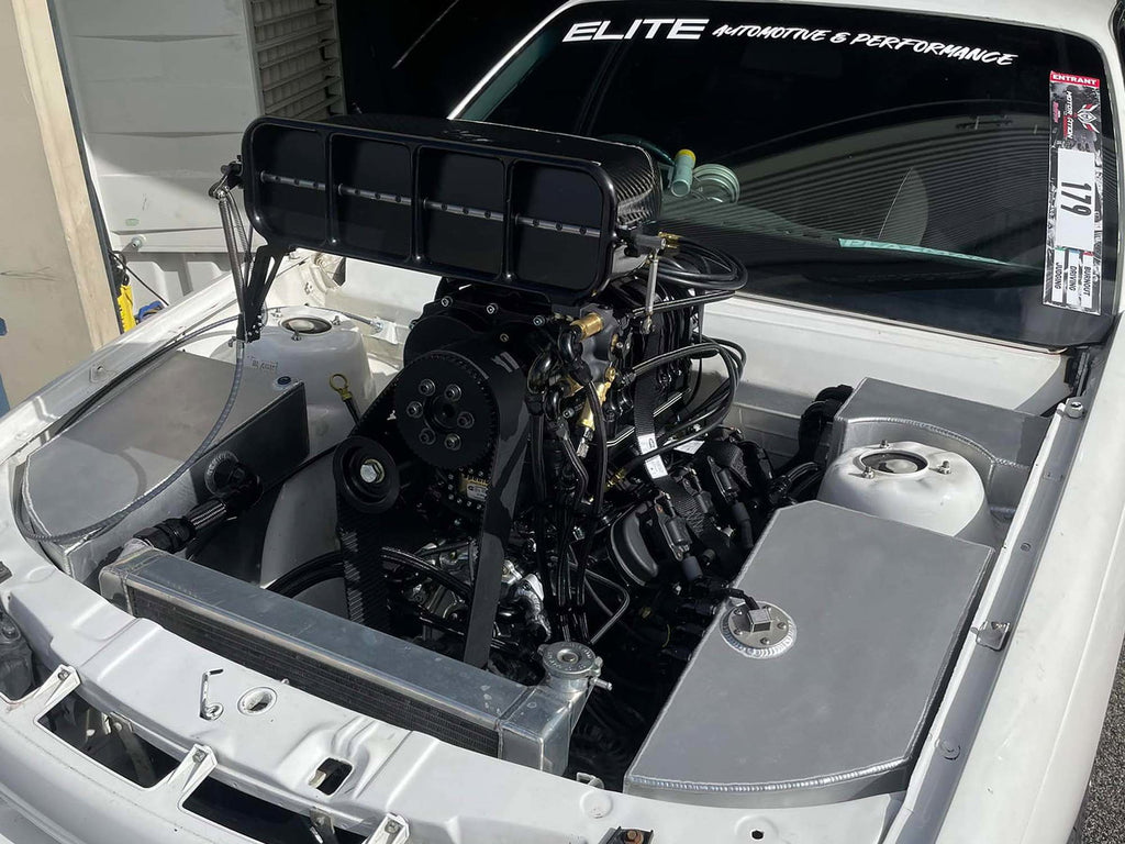 LS LSX billet blower intake manifold; shown hardware and finish vary