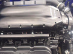 LS7 billet inlet manifold; photographed finish, dome and injector options vary