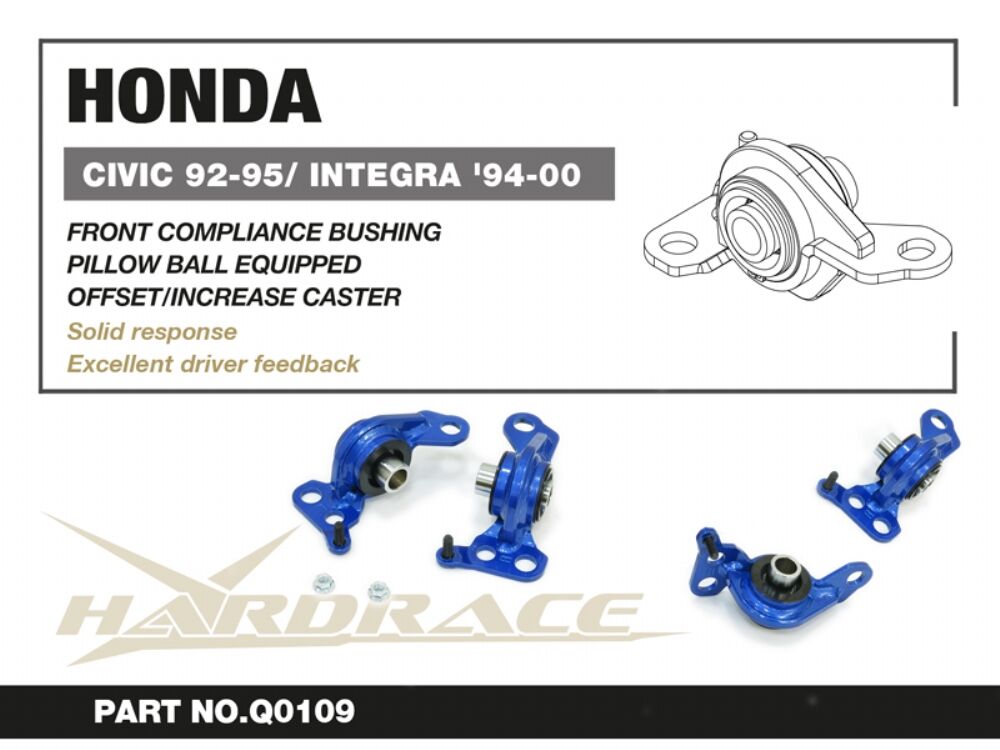 Hardrace Front Compliance Bushing – Honda Civic 1992–1995 (Q0109) – Default Title