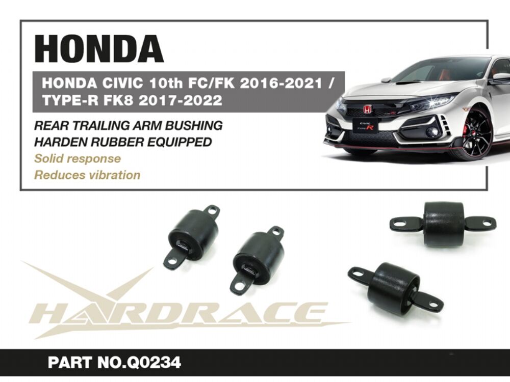 Hardrace Rear Trailing Arm Bushing – Honda Civic Type R FK8 (2017–2021) (Q0234) – Default Title