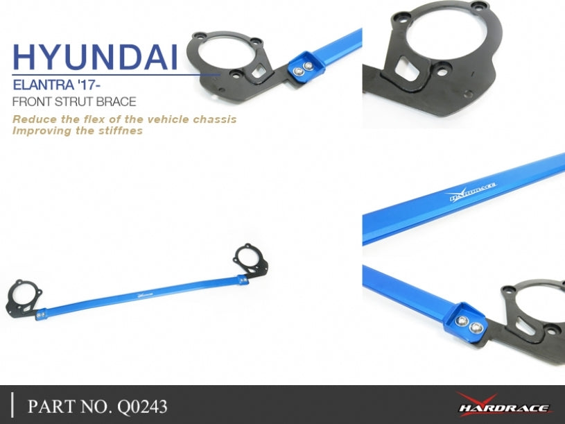 Hardrace Front Strut Bar – Hyundai Elantra Sport AD (2017–2018) (Q0243) – Default Title