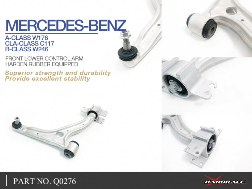Hardrace Front Lower Control Arm – Mercedes-Benz A-Class W176 / Mercedes-Benz CLA-Class C117 (Q0276) – Default Title
