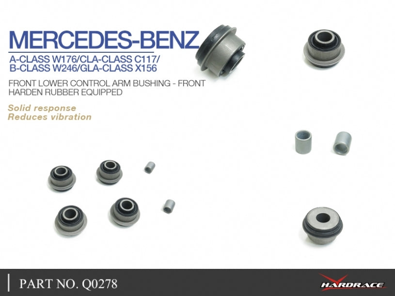 Hardrace Front Lower Control Arm Bushing – Mercedes-Benz A-Class W176 / Mercedes-Benz CLA-Class C117 (Q0278) – Default Title