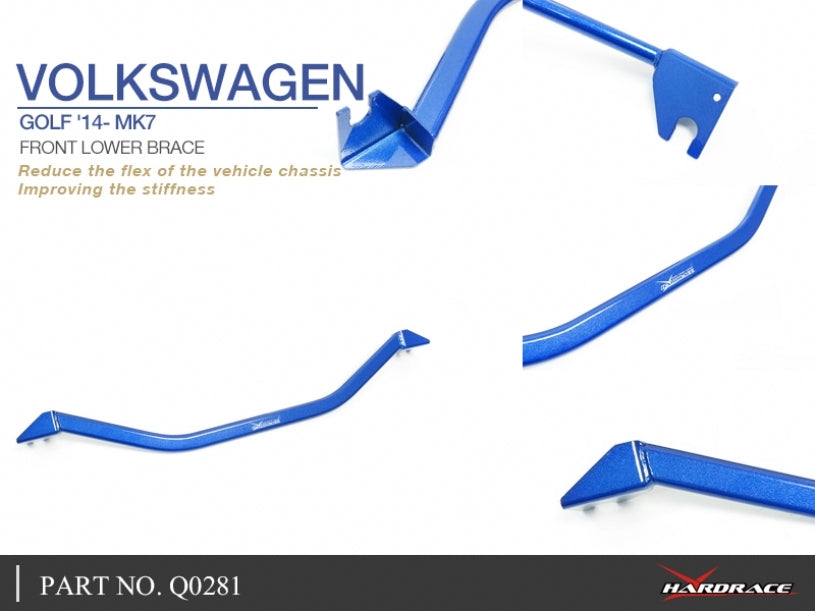 Hardrace Front Lower Brace – Volkswagen Golf GTI Mk7 / Mk7.5 (Q0281) – Default Title