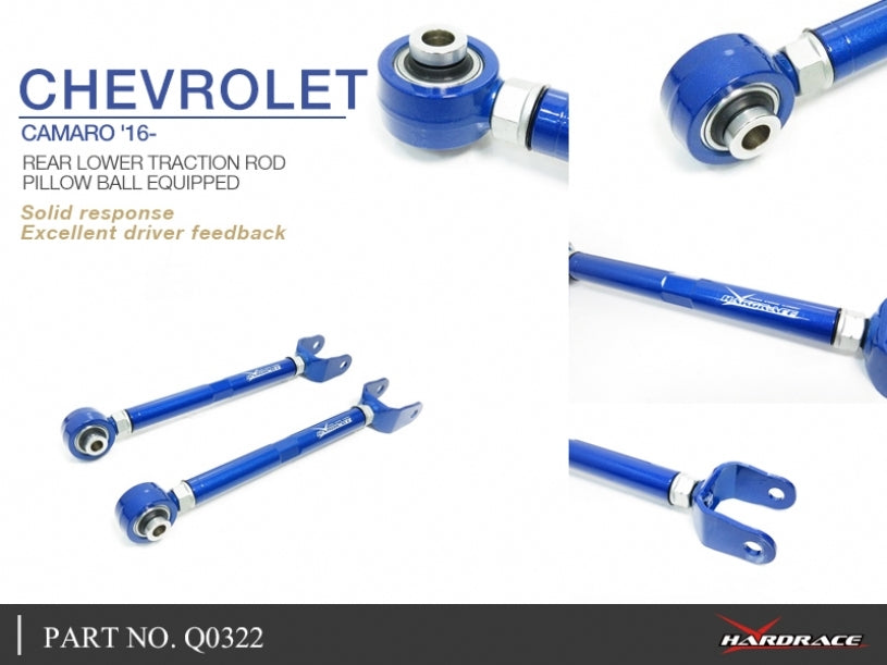 Hardrace Rear Lower Traction Rod – Chevrolet Camaro 6th Gen (Q0322) – Default Title