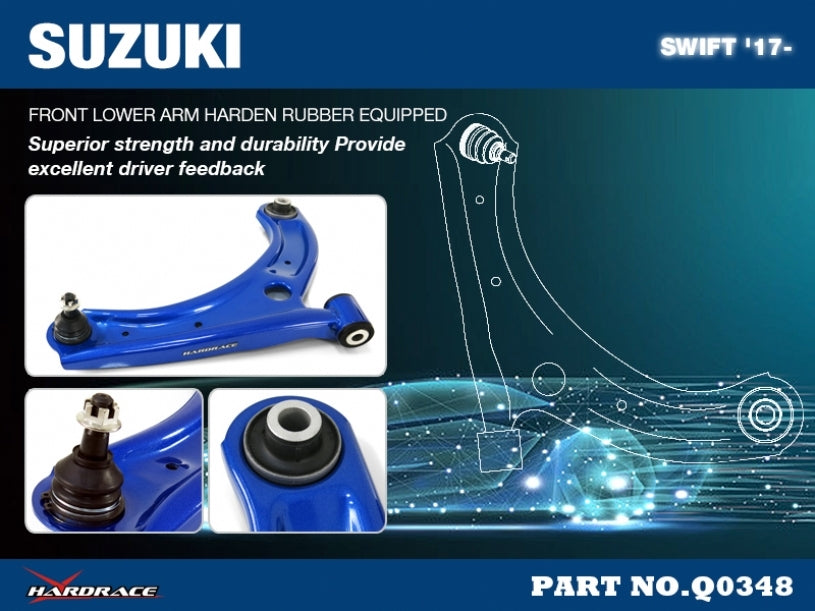 Hardrace Front Lower Control Arms – Suzuki Swift / Swift Sport K14C (Q0348) – Default Title