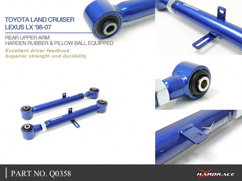 Hardrace Rear Upper Control Arm – Toyota LandCruiser 100 Series (Q0358) – Q0358