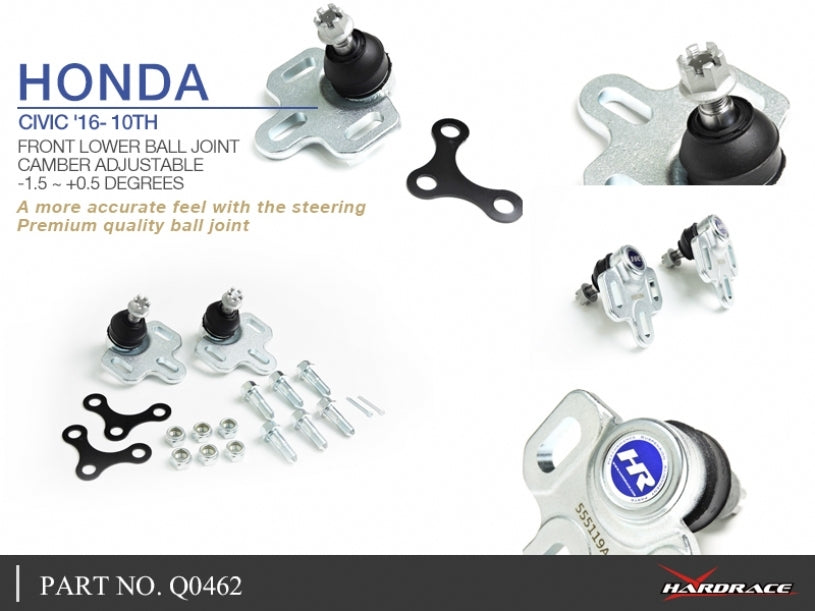 Hardrace Front Lower Ball Joint – Honda Civic 10th Gen (2016–2021) (Q0462) – Q0462