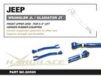 Hardrace Adjustable Front Upper Arms V2 – Jeep Wrangler / Jeep Gladiator (Q0596) – Q0596