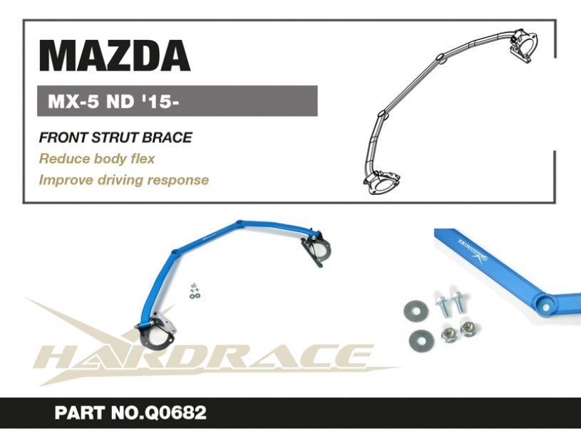 Hardrace Front Strut Brace – Mazda MX-5 ND (Q0682) – Q0682