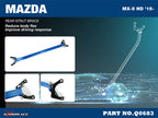 Hardrace Rear Strut Brace – Mazda MX-5 ND (Q0683) – Default Title