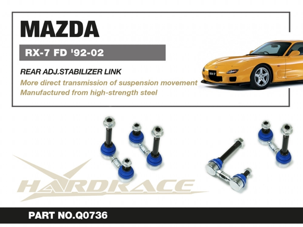 Hardrace Rear Adj. Stabiliser Link – Mazda RX-7 FD Series 6 / Mazda RX-7 FD Series 7 / 8 (Q0736) – Default Title