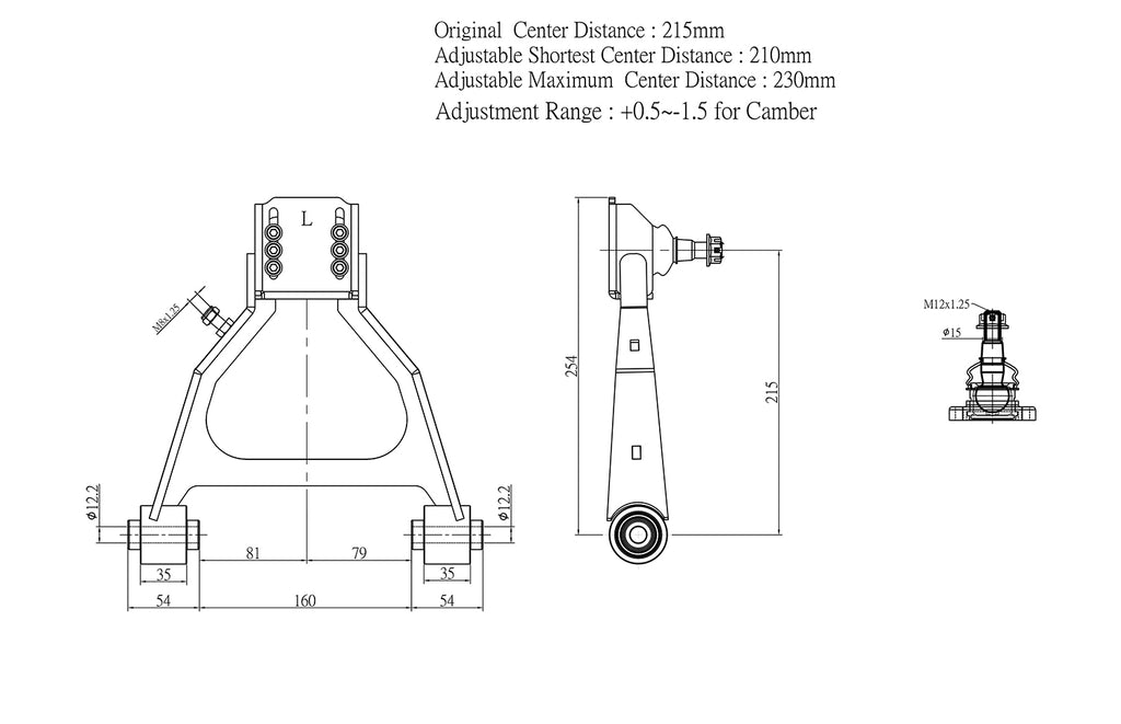 Hardrace Front Upper Camber Kit V2 – Mazda RX-8 Series 1 (Q0774) – Default Title