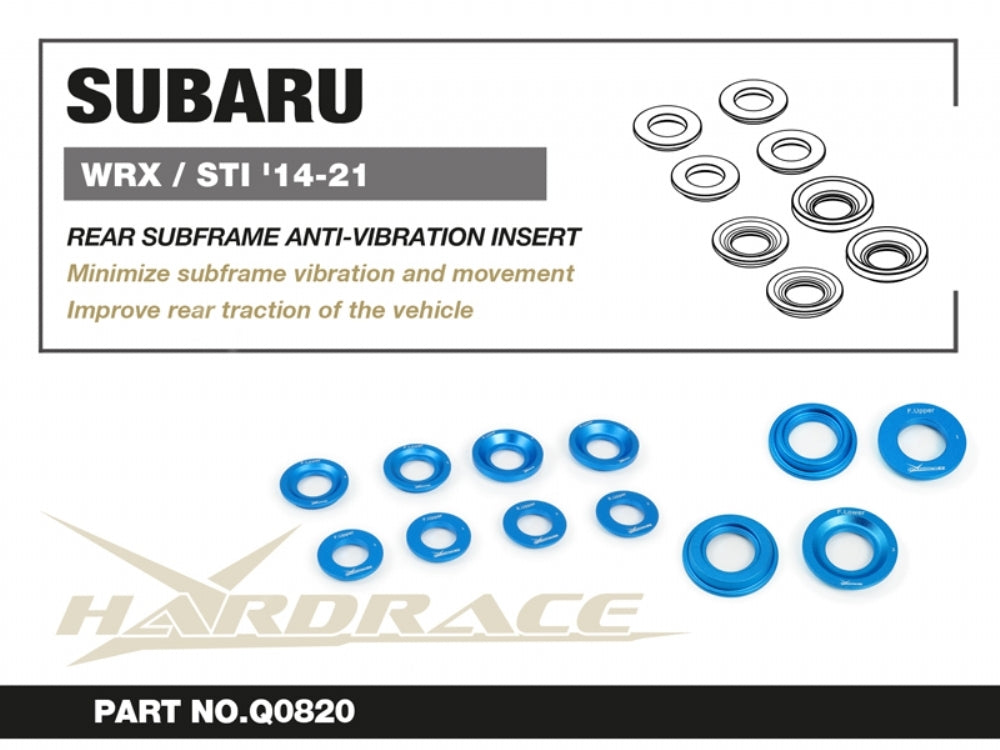 Hardrace Rear Subframe Anti-Vibration Insert – Subaru WRX VA / 2015+ (Q0820) – Q0820