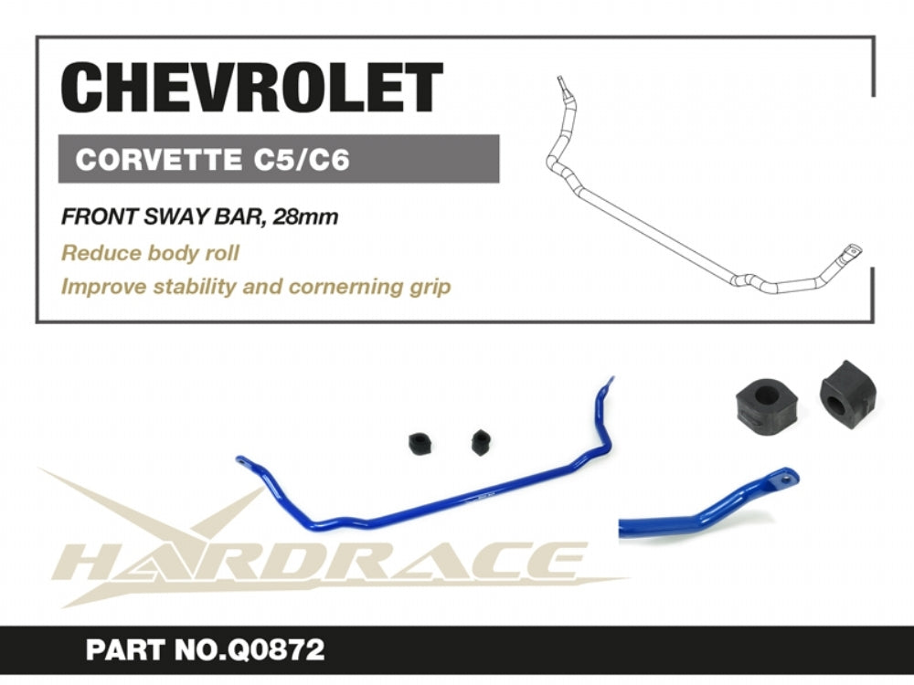 Hardrace Front Sway Bar – Chevrolet Corvette C5 / Chevrolet Corvette C6 (Q0872) – Default Title