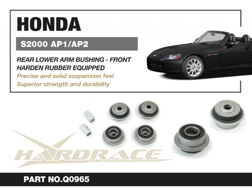 Hardrace Rear Lower Arm Bushing - Front Bodyside – Honda S2000 AP1 / early AP2 (2000–2005) (Q0965) – Q0965