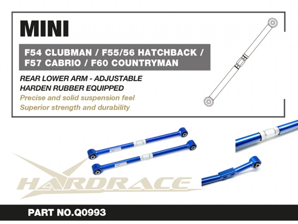 Hardrace Rear Lower Arm – BMW X1 F48 – Hardened Rubber