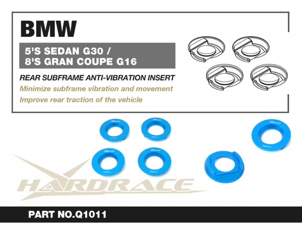 Hardrace Rear Subframe Anti-Vibration Insert – BMW 5 Series G30 / BMW 8 Series Gran Coupe G16 (Q1011) – Default Title